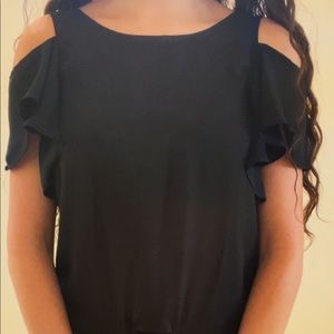 Black off the Shoulder Blouse
